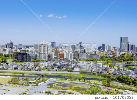 仙台市全景　青葉城址より仙台市全景 101702058