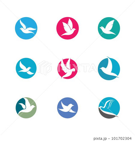Dove vector icon 101702304