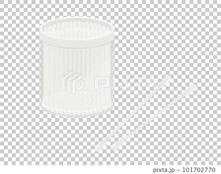 棉籤盒白色棉籤圖解 棉籤盒白色棉籤圖解 101702770