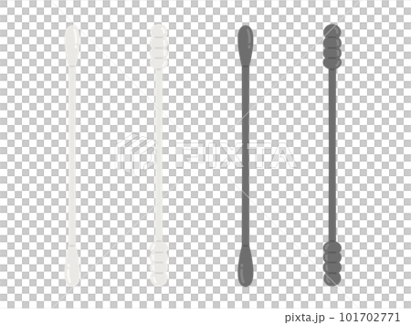 Illustration of different types of cotton swabs Illustration of different types of cotton swabs 101702771