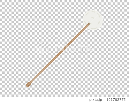 Illustration of a wooden earpick 101702775