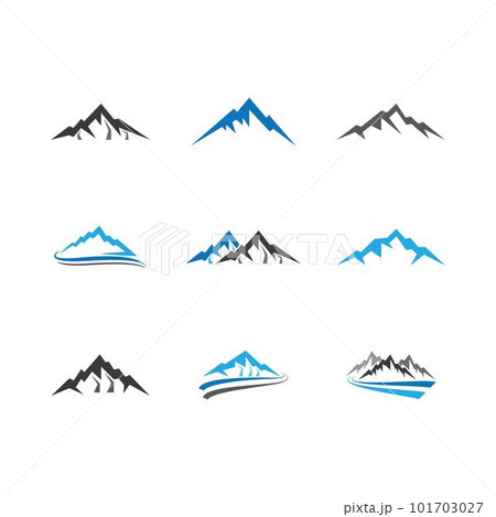 Mountain vector icon Mountain vector icon 101703027