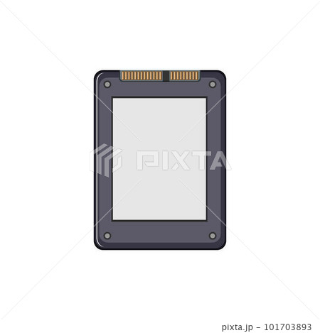 equipment ssd storage cartoon vector illustration equipment ssd storage cartoon vector illustration 101703893