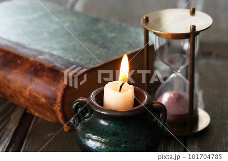Candle And Book Candle And Book 101704785