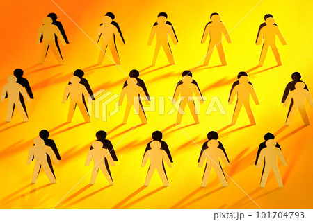 Paper Men With Shadow 101704793