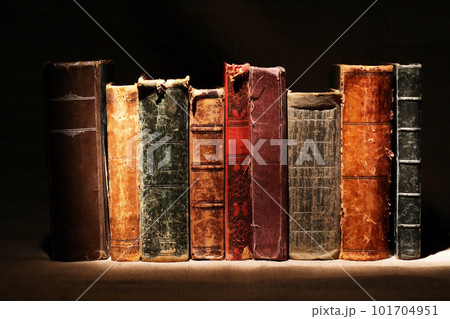 Old Books On Dark 101704951