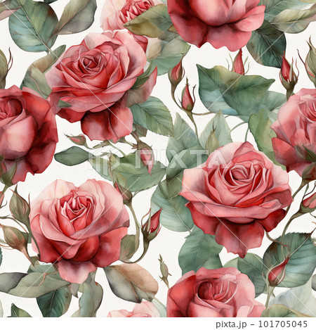 Nature rose flower pattern design line, arts. Hand drawn outline design for fabric , print, cover, banner and invitation . 101705045