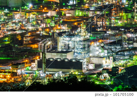 工場夜景（水島コンビナート） 101705100