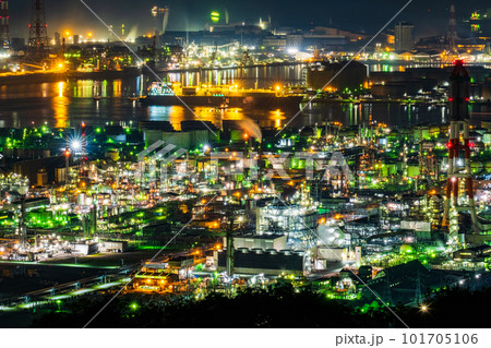 工場夜景（水島コンビナート） 101705106