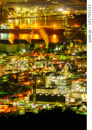 工場夜景（水島コンビナート） 101705121