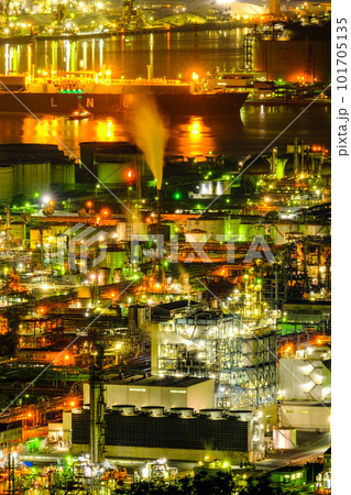 工場夜景（水島コンビナート） 101705135
