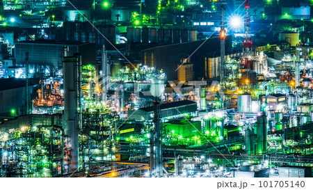 工場夜景（水島コンビナート） 101705140