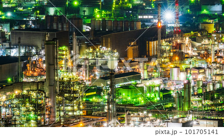 工場夜景（水島コンビナート） 101705141