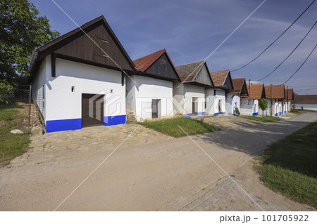 Traditional wine cellars in Blatnice pod Svatym Antoninkem, Slovacko, Southern Moravia, Czech Republic Traditional wine cellars in Blatnice pod Svatym Antoninkem, Slovacko, Southern Moravia, Czech Republic 101705922