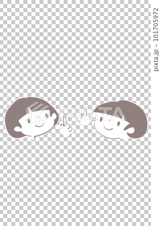 指さし子ども 101705972