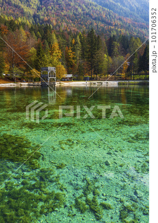 Jasna pond near Kranjska Gora, Triglavski national park, Slovenia 101706352
