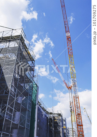 建設現場　足場 101709275