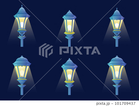 Vintage lamp vector design illustration isolated on background 101709437