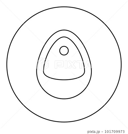 Urinal toilet men wc public restroom lavatory latrine gents pissoir icon in circle round black color vector illustration image outline contour line thin style 101709973