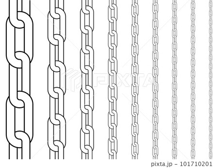 Chain vector design illustration isolated on white background 101710201