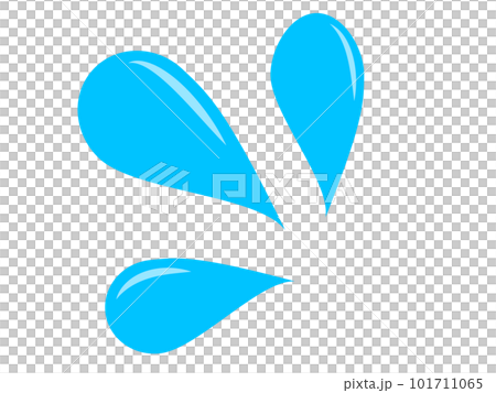シンプルな汗アイコンイラストのイラスト素材 [101711065] - PIXTA