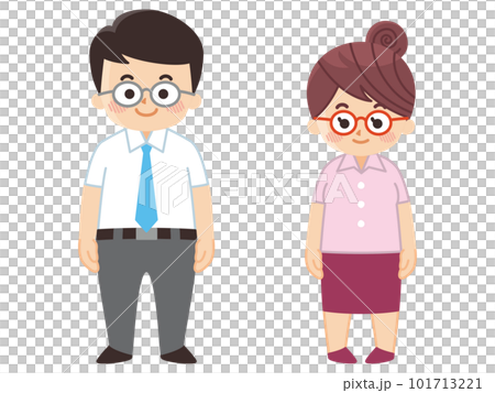 半袖のビジネスパーソン 夏服 クールビズ 半袖のビジネスパーソン 夏服 クールビズ 101713221