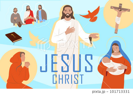 Jesus Christ Collage 101713331