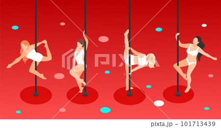 Pole Dancing Background 101713439