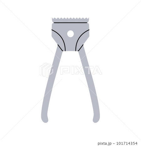 Hair clipper, old clipper icon. Barber shop and hairdresser tools silhouette. Vector illustration. Hair clipper, old clipper icon. Barber shop and hairdresser tools silhouette. Vector illustration. 101714354