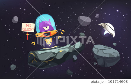 Aliens Cartoon Concept 101714608