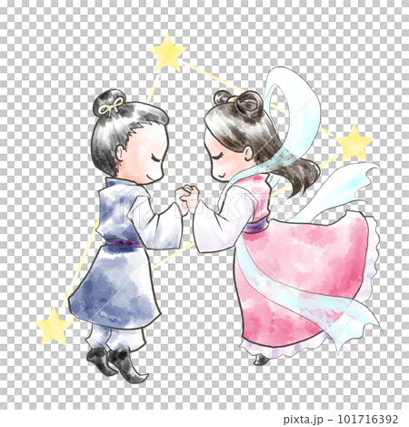 七夕織姬與彥星 101716392