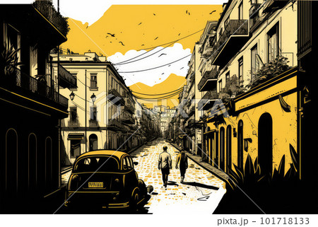 Naples Travel Illustration, Italian Tourism Concept, Skylines, Landmarks, Naples Silhouette Graphic Art Naples Travel Illustration, Italian Tourism Concept, Skylines, Landmarks, Naples Silhouette Graphic Art 101718133