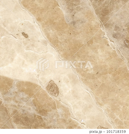 Travertine Texture Background, Beige Marble Surface, Natural Travertine Stone Pattern, Generative AI Illustration 101718359