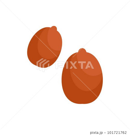 Double peanut icon. Flat illustration of double peanut vector icon for web isolated on white Double peanut icon. Flat illustration of double peanut vector icon for web isolated on white 101721762