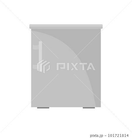 Small fridge icon. Flat illustration of small fridge vector icon for web isolated on white Small fridge icon. Flat illustration of small fridge vector icon for web isolated on white 101721814