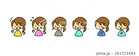 上半身ポーズ 101723493