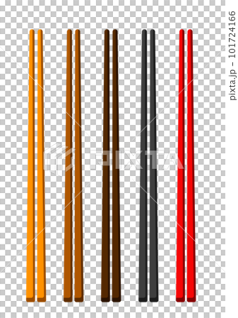 木製の箸のセット 101724166