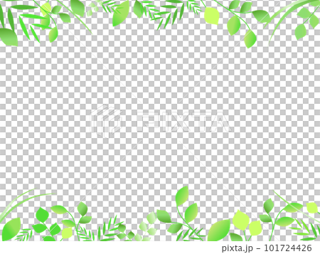 清新的綠色邊框，觸感柔和 101724426