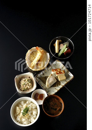 筍ご飯、煮物、天ぷら、定食、京料理、おばんざい、季節料理 101724714