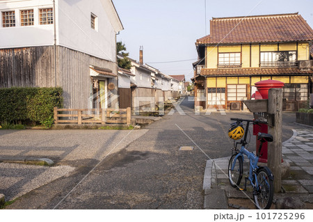夜明けの白壁土蔵群 レンタサイクルイメージ 倉吉市 夜明けの白壁土蔵群 レンタサイクルイメージ 倉吉市 101725296