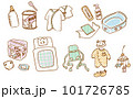 ベビー用品のイラスト 101726785
