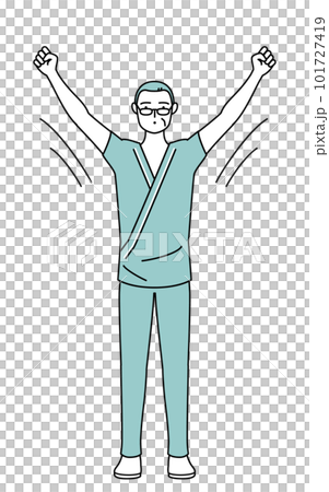 做無線電鍛煉的中年/老年男性住院患者 101727419