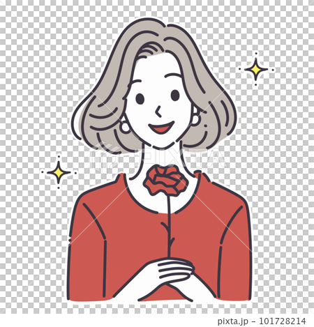 母親節康乃馨花束花束玫瑰花植物紅色媽媽禮物禮物祝福謝謝心情 101728214