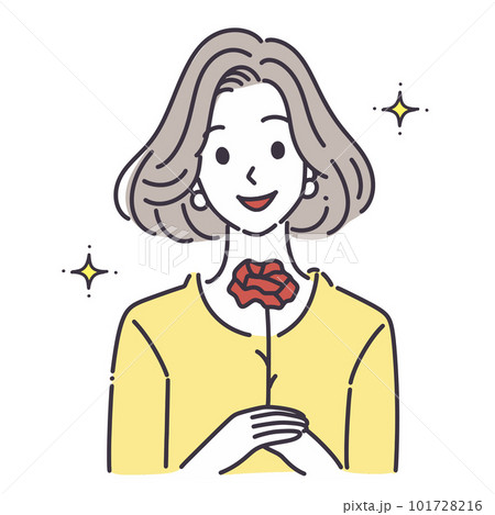 母の日,カーネーション,花,花束,バラ,植物,赤,お母さん,プレゼント,ギフト,祝福,ありがとう,感 101728216