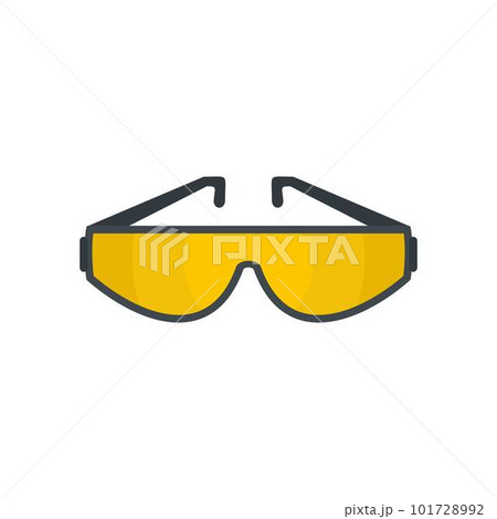 Sun glasses icon. Flat illustration of sun glasses vector icon for web isolated on white 101728992