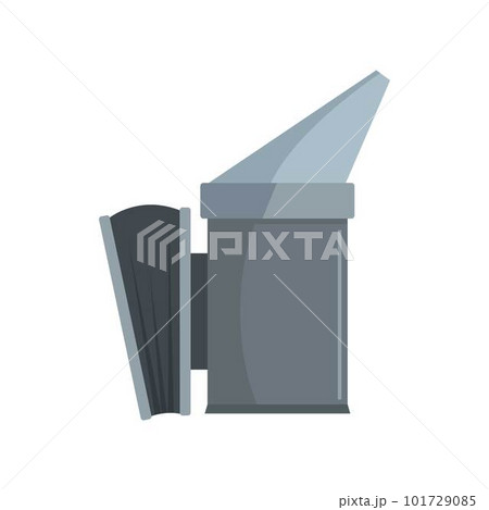 Smoke honey tool icon. Flat illustration of smoke honey tool vector icon for web isolated on white 101729085