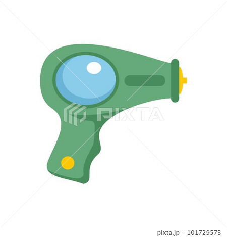 Water pistol icon. Flat illustration of water pistol vector icon for web isolated on white 101729573