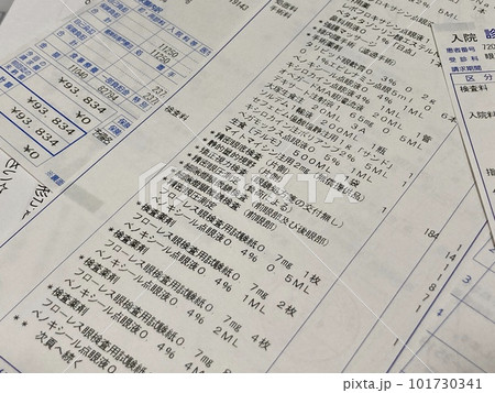 診療明細書 101730341