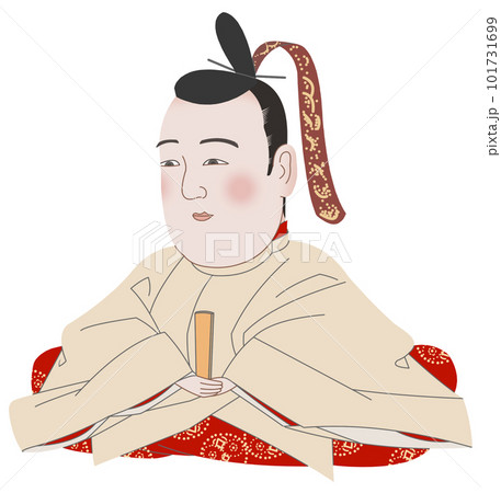 豊臣秀頼　肖像画　デフォルメ 101731699