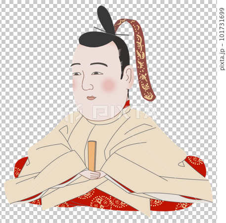 豊臣秀頼　肖像画　デフォルメ 101731699